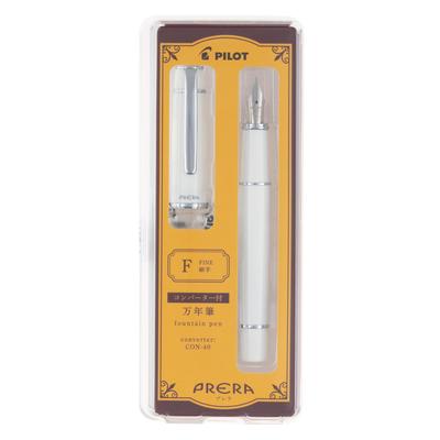 Pilot Prera Fountain Fine Nib PFPR1OWF Pen, (F), Off-White,