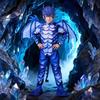 Ice Frost Dragon Cosplay Outfit For Children Made Of Polyester With Long Sleeves For Party Fun