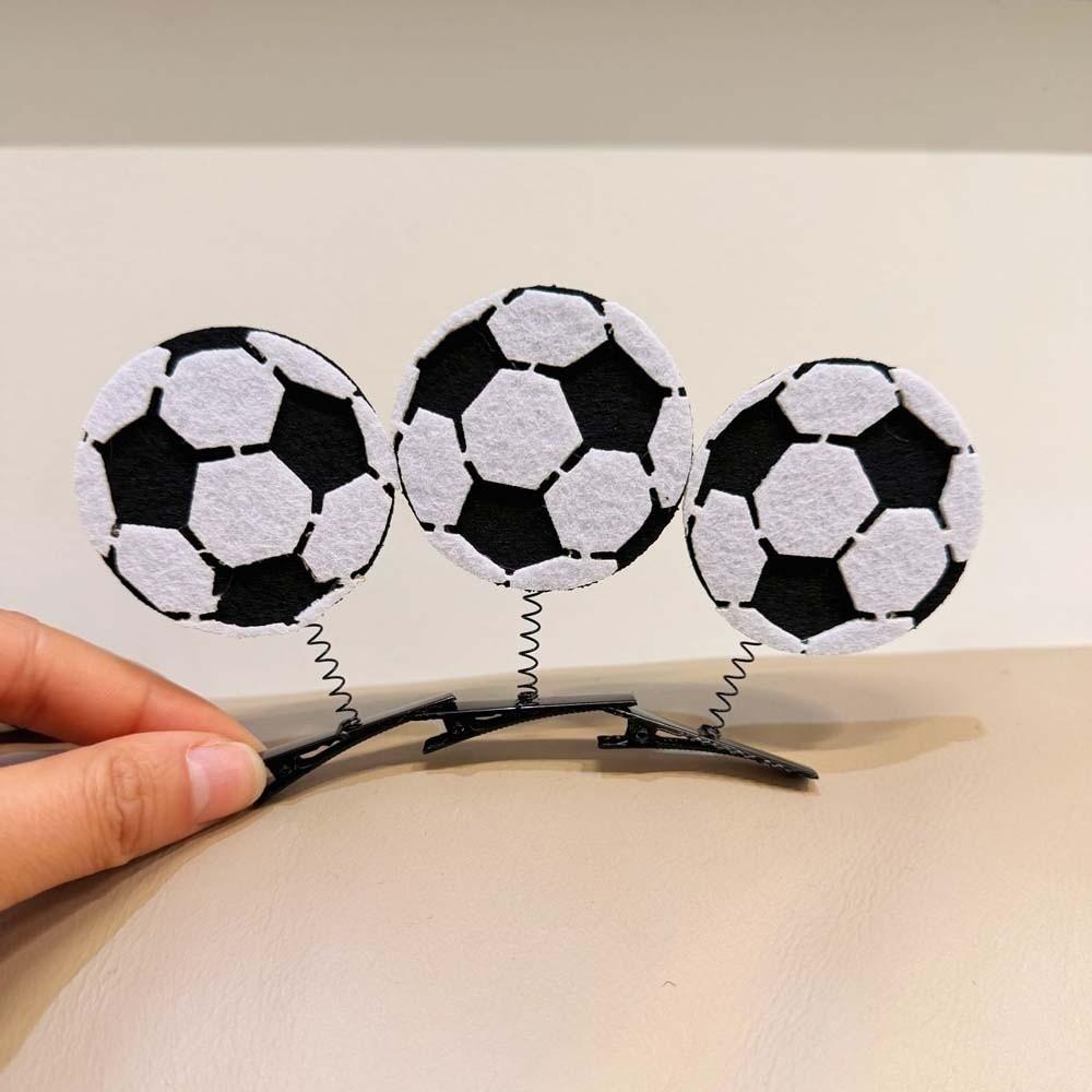 10pcs/set Zinc Zinc Alloy Soccer Hairpins Set Cute Side Clip for Fans Basketball Hair Clips Girls / Boys