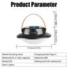 Retro Portable Camping Lantern Waterproof Emergency Light 3 Modes Hanging Tent Lamp Outdoor Hiking Rechargeable Flashlights