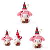 Melody Plush Christmas Hat Bag Charm With Soft Short Fibers For Girls And Boys