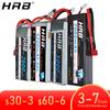 Акумулятор Lipo HRB 2S 3S 5S 4S 6S 3000mAh 4000mAh 5000mAh 6000mAh 7.4V 11.1V 14.8V 18.5V 22.2V XT60 Deans EC5 для FPV літаків