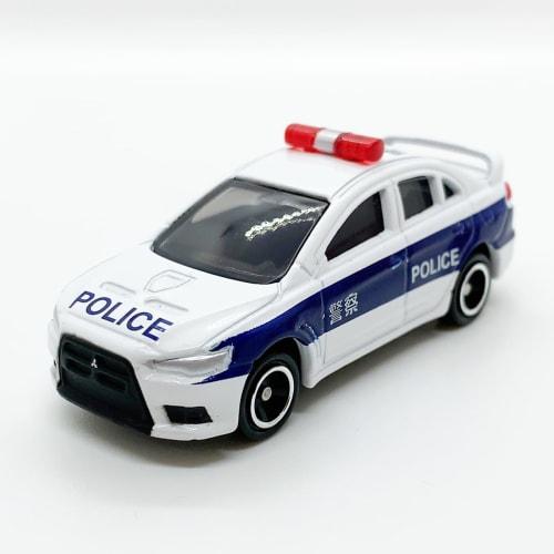 Tomica China Exclusive CN-04 Mitsubishi Lancer Evolution Police Car (Overseas Exclusive, Not Available in Japan)