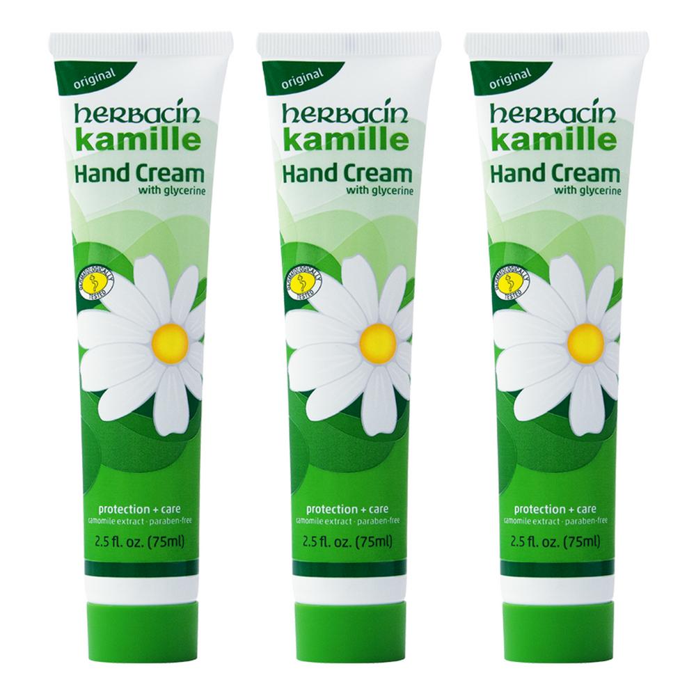 Herbacin Kamill Hand Cream Original 75ml 3 pcs