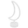Moon Shape Neon Light Neon Sign with Base for Bedroom Party Birthday Gift USB/Battery Powered