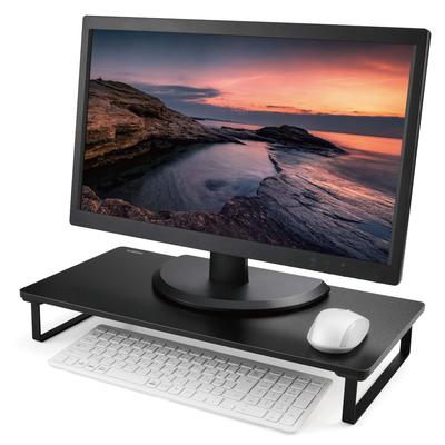ELECOM monitorstandaard inch display Eenvoudige montage zonder gereedschap Breedte 520 x Diepte 260 x Hoogte 80 mm Belasting 10 kg Zwart ~27 capaciteit PCA-DPSW528BK