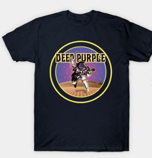 

Новый ! Deep Purple Группа хард-рок Футболка Мужская Черная Все размеры от S до 4XL Унисекс Футболка M