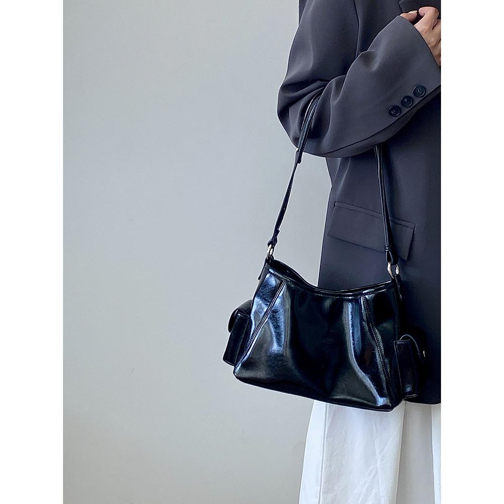IELGY Autumn Winter Large-Capacity Underarm Bag Fashion Commuter Messenger Shoulder Bag