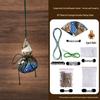Dragon Boat Festival DIY Mugwort Mosquito Repellent Sachet Kit - Triangular Zongzi Pendant Gift