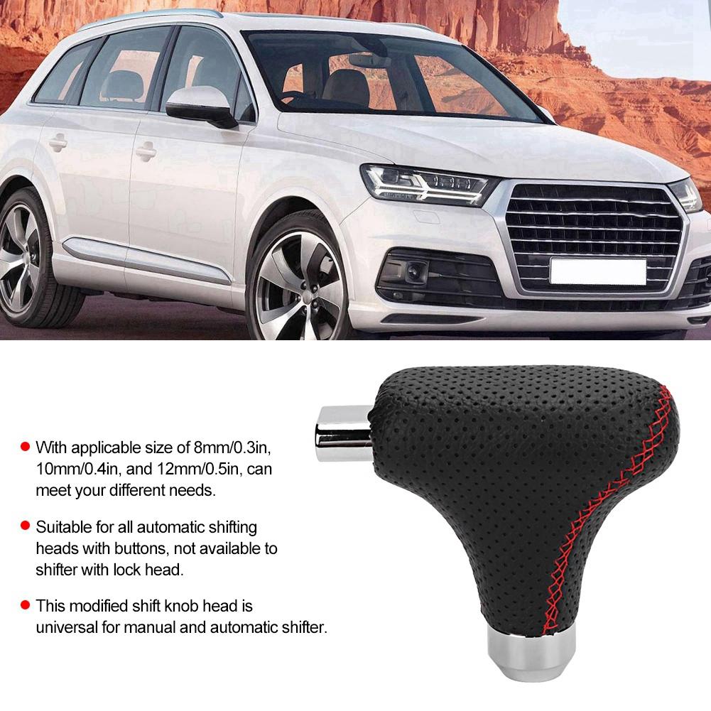 Universal Manual Automatic Shift Knob Head with Button Modification Accessory
