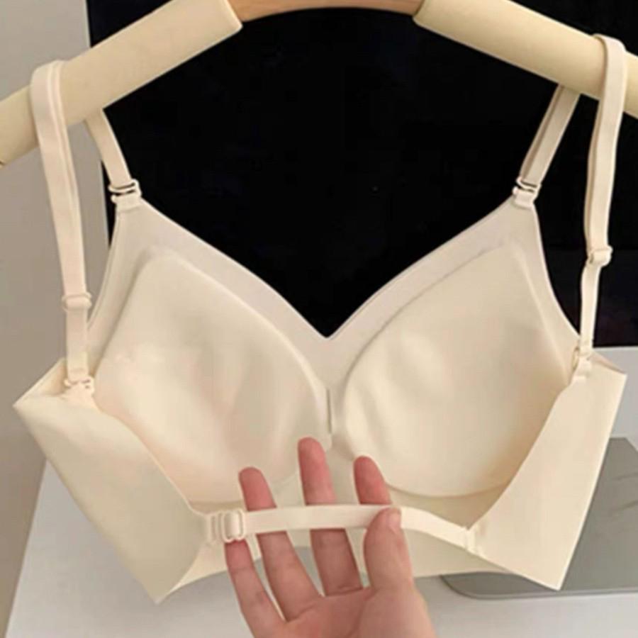 U-Shaped Backless Seamless Bra for Small-Chested Women with Padded Vest