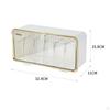 Storage Box Transparent Wall Hanging Accessories Versatile Waterproof with Adjustable Compartment