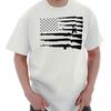 United States of America Flag 2nd Amendment Adult Short Sleeve Crewneck Tee
