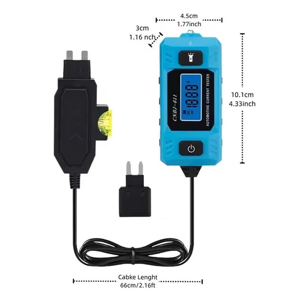Car Circuit Probe Tester,Automobile Current Tester Fuse Tester Max-48V,Current Test Fuse Diagnostic Tool,For Car Repair Tool