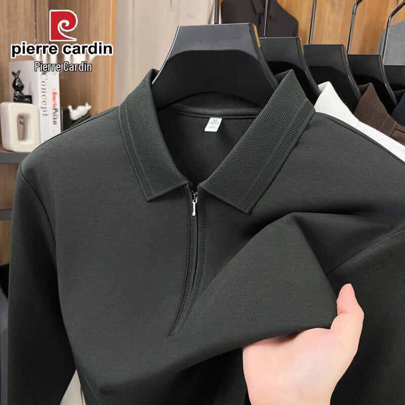 

Мужская весенняя рубашка-поло с длинным рукавом Pierre Cardin 2026 3XL
