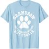 Grandpaw Dog Grandpa Grandfather Funny Vintage Grand Paw Men T-Shirt
