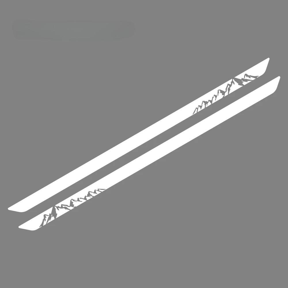 Car Side Stripe Stickers For Fiat Ducato L3 L4 (2006-On) Camper Motorhome Van Vinyl Mountain Tree Decoration Decals Accessories