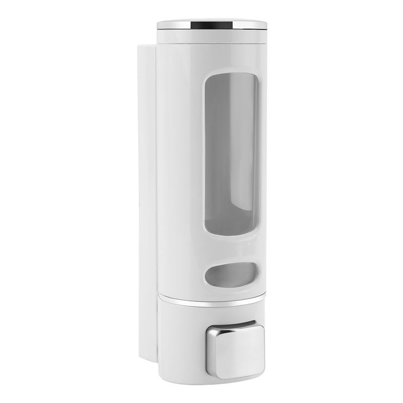 A20F-400Ml Soap Dispenser Wall Mount, Manual Hand Shampoo Shower Gel Dispenser Lotion Container For Bathroom Kitchen