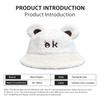 Thickened Plush Bucket Hat Windproof Beanies Hat Fashion Winter Hat  Outdoor