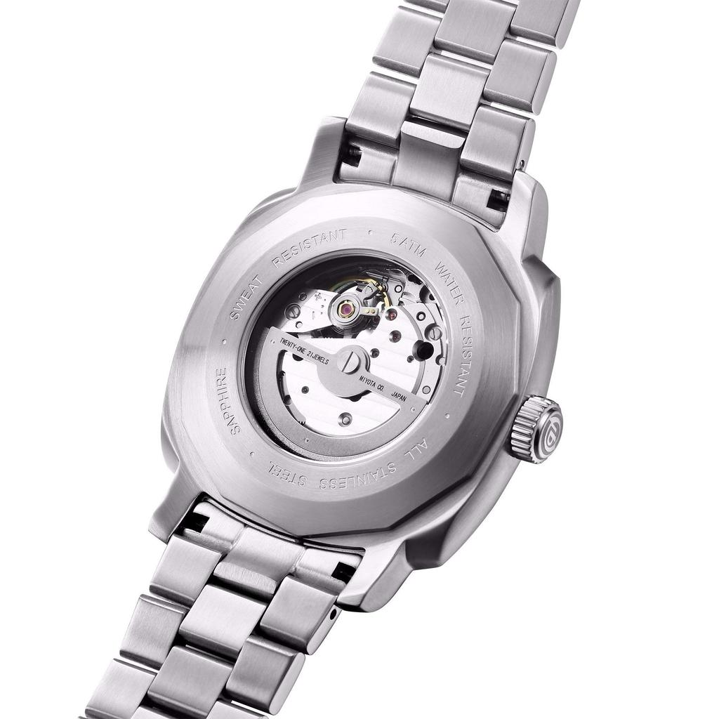 BINLUN Men's Analog Automatic Mechanical Watch with Tourbillon, Stainless Steel Watchband, Waterproof, and Sapphire Crystal [Parallel Import]