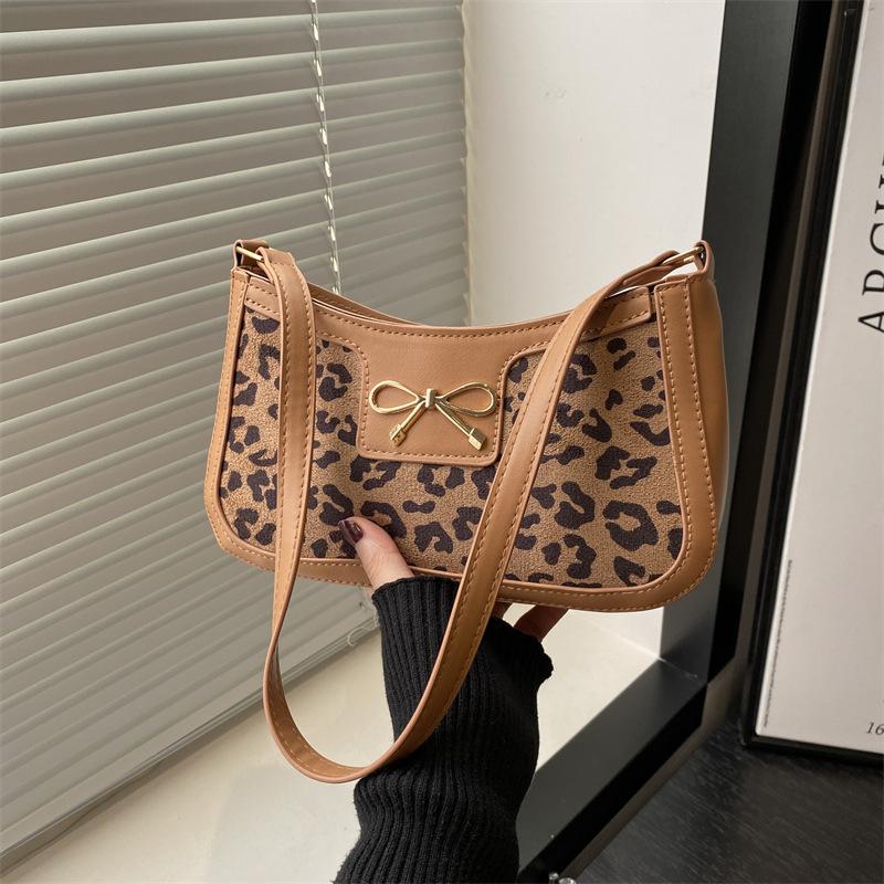 

Модный тренд, леопардовый принт, темперамент высококлассной текстуры, сумка под мышкой на плечо, новая портативная сумочка на весну и лето. хаки