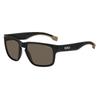 Polarized Brown Square Men S SunglaSSeS BoSS 1497 S 0087 6a 55