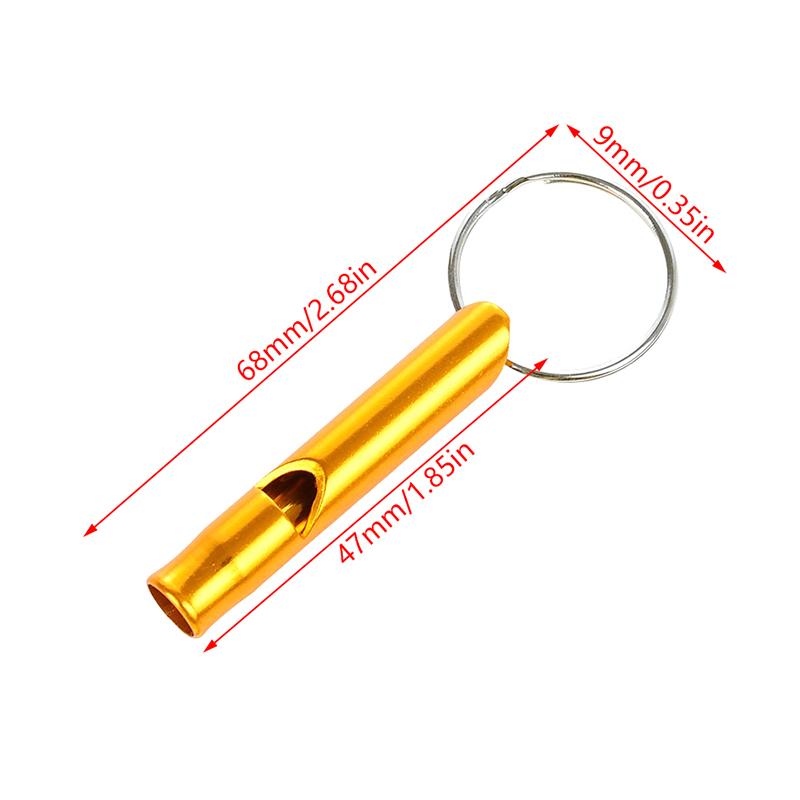 5/10/20Pcsoutdoor Emergency Whistle Multifunction Survival Training Whistle Camping Hiking Survival Sports Anti Lose Whistle Key