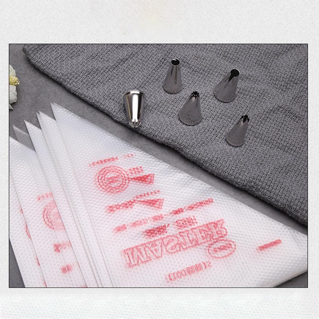 Rękaw cukierniczy 26x17cm Mały rozmiar Pogrubiony design Materiał PE Torby cukiernicze do pieczenia na desery