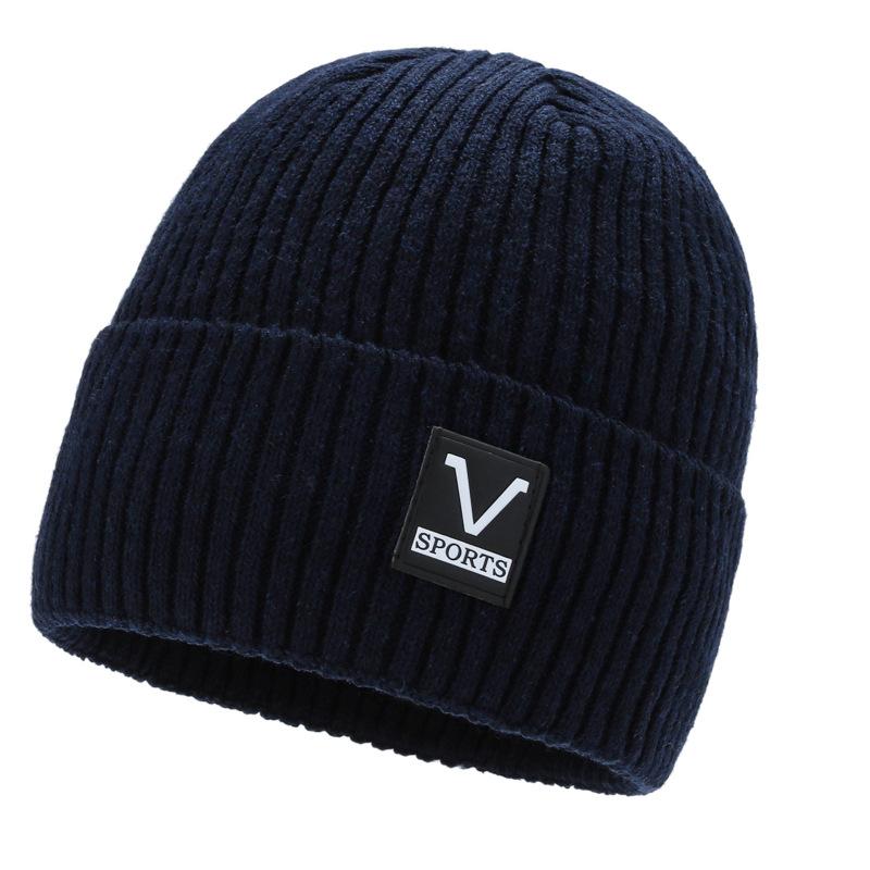 New Autumn and Winter Knitted Hat, Fleece Thermal Hat, Thickened Hat, Cycling Pullover Hat, Wool Hat