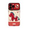 Embroidered Pony Lanyard for Apple 17 New Year Mobile Phone Case Iphone15promax Sheepskin 16 Silicone 14 Women
