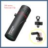 Monocular Telescope Mini Portable Mobile Phone Telescope with Holder Outdoor Camping Hunting Birdwatching Telescopes 2000x24 HD