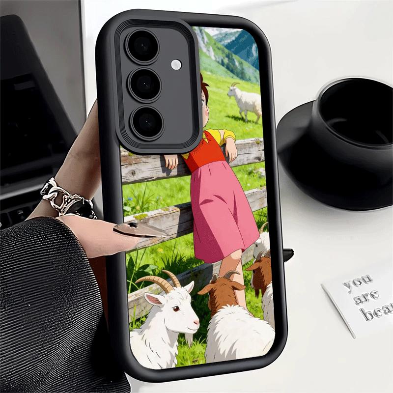 

Phone Case for Samsung Galaxy S26 S25 Ultra S24 FE Heidi Cartoon Cute Shell S23 Plus S22 + S21 S20 5G Soft Silicone Funda Samsung S25