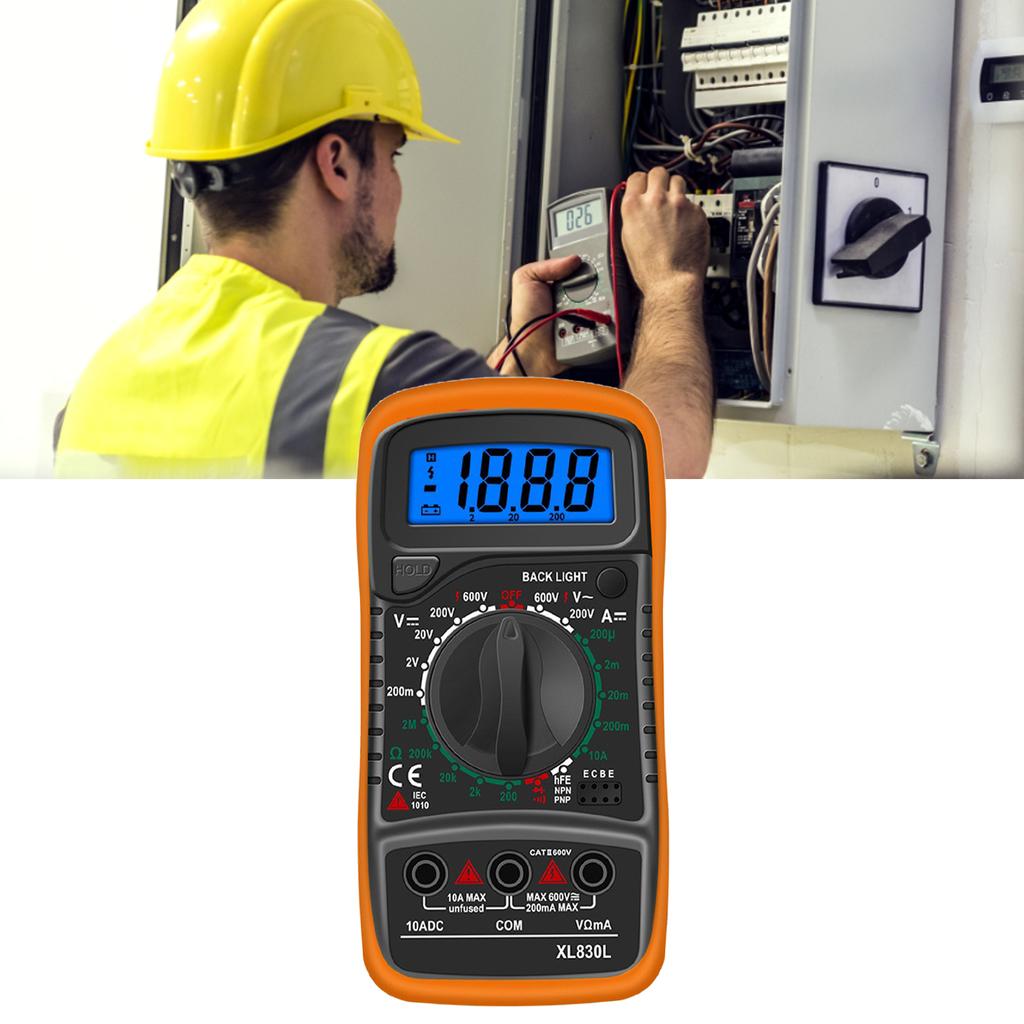 Digital Display Multimeter High Accuracy Voltage Current Resistance Meter Voltmeter Ammeter