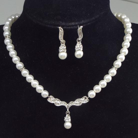 Jewelry Set Lightweight Unique Shape Alloy Unique Necklace Earrings Set for Party