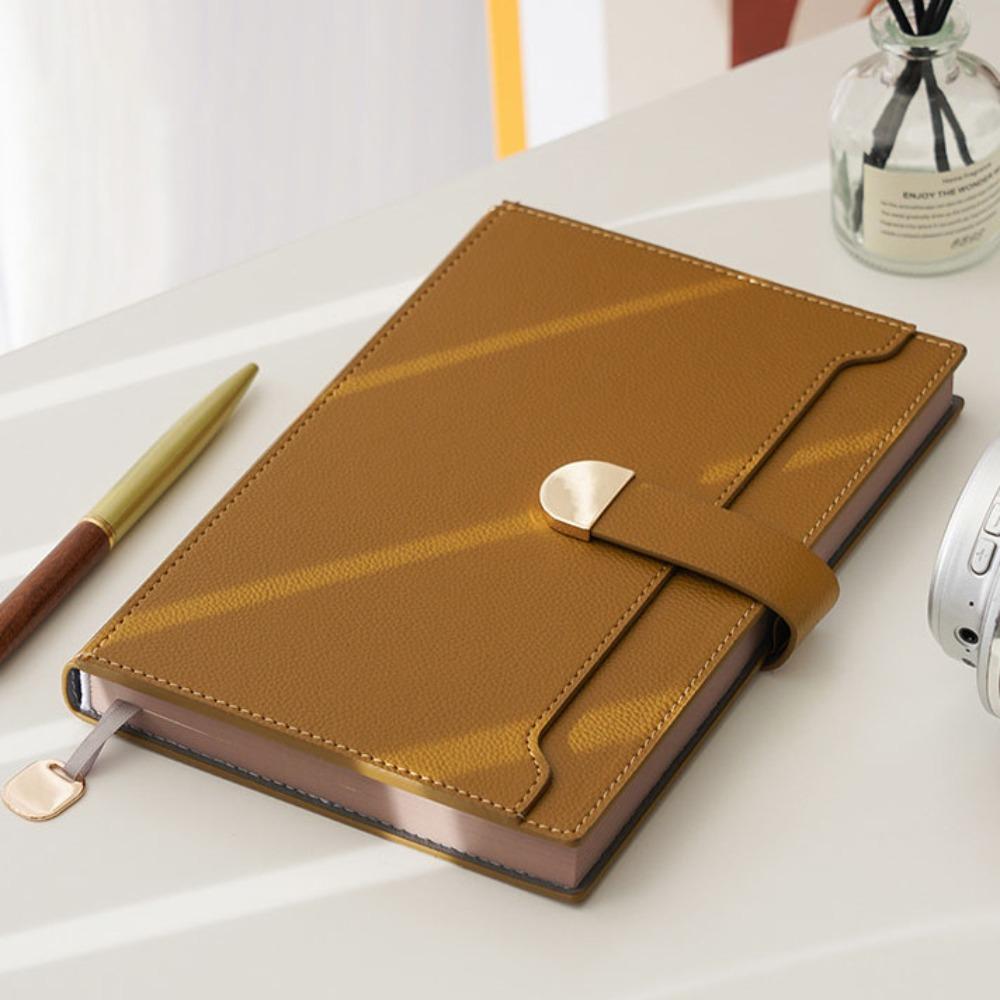 Thicken Meeting Notebook Magnetic Buckle Daily Planner Portable Diary Notebook Writing
