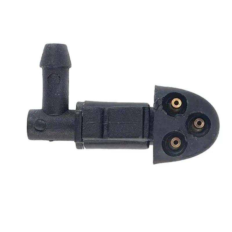 Car Dual Holes Windshield Washer Nozzle Wiper Water Spra Car Windshield Wiper Washer for Spray Nozzle Fits 2Pcs Most Car Models
