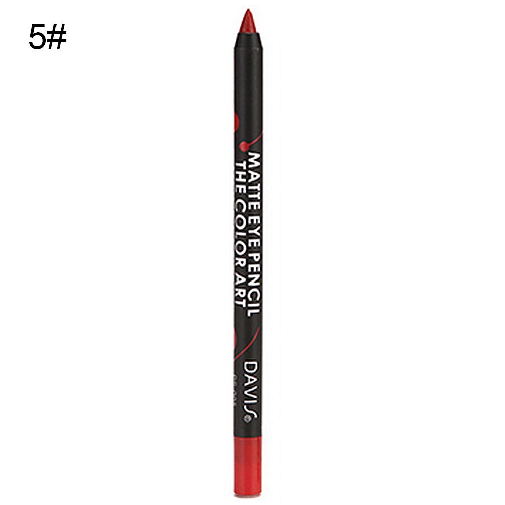 Puntos Vanntett Langvarig 12 Farger Leppestift Blyant Silkematt Lip Liner Kosmetisk