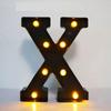 1PC 21.8cm LED Letter Light Luminous Letter and Number Night Light Suitable for Home Bar Wedding Birthday Party Decoration