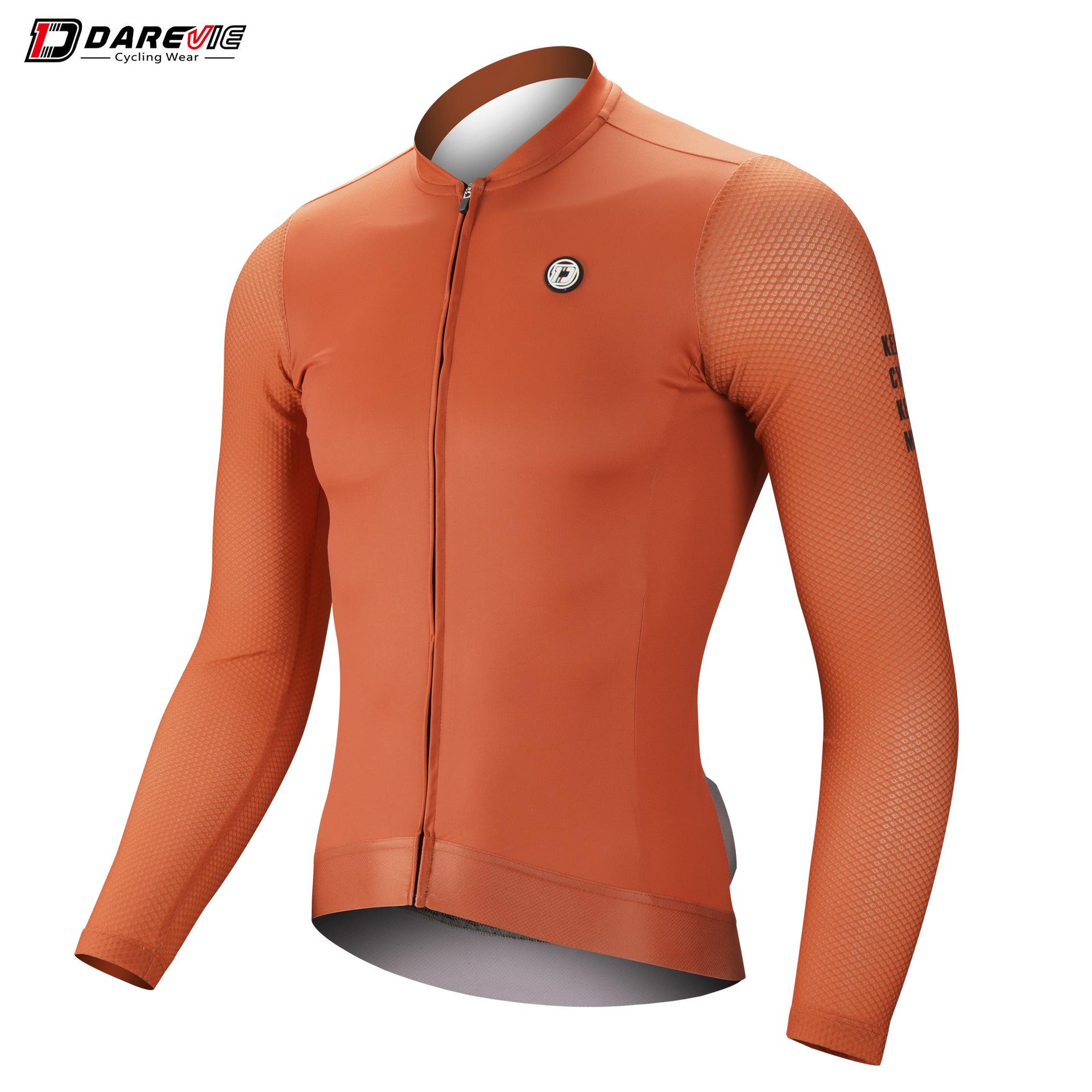 

Darevie Summer UV Protection Cycling Jersey - Long-Sleeved, Moisture-Wicking, Cross-Border Bravery 4XL