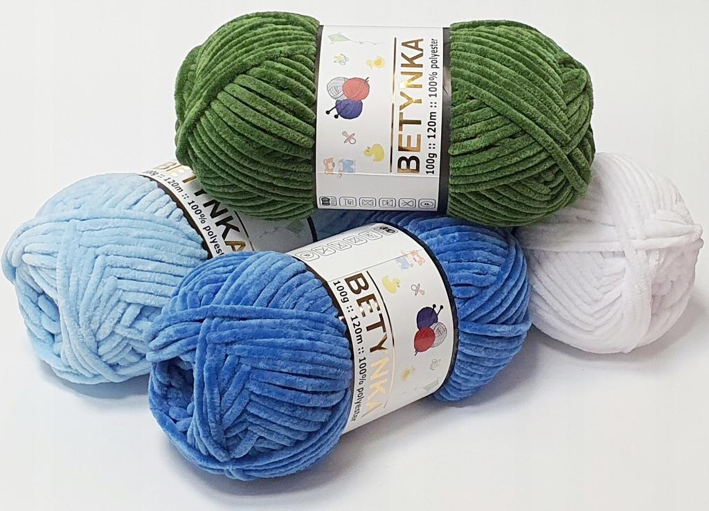 Betynka soft baby yarn for stuffed animals, intense green 375