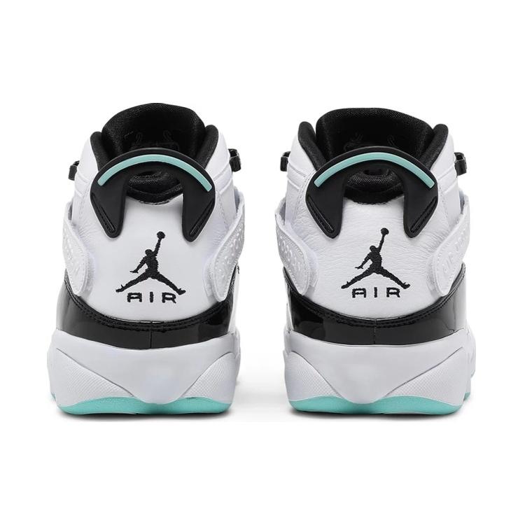 New JORDAN 6 Rings White Tropical Twist Black 322992-115