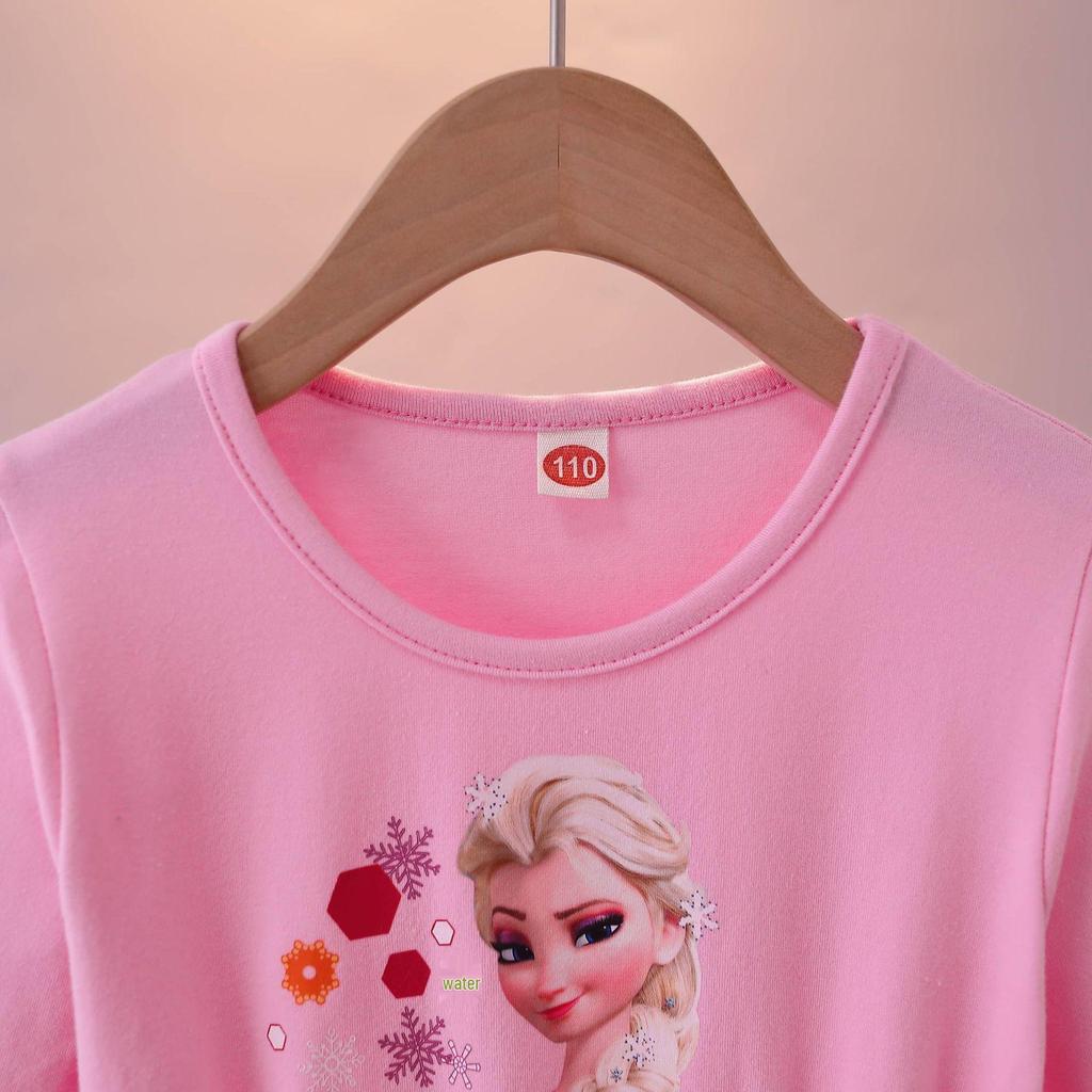 Frozen Elsa Princess Autumn Dress: 2021 Girls' Long Sleeve Mesh Skirt