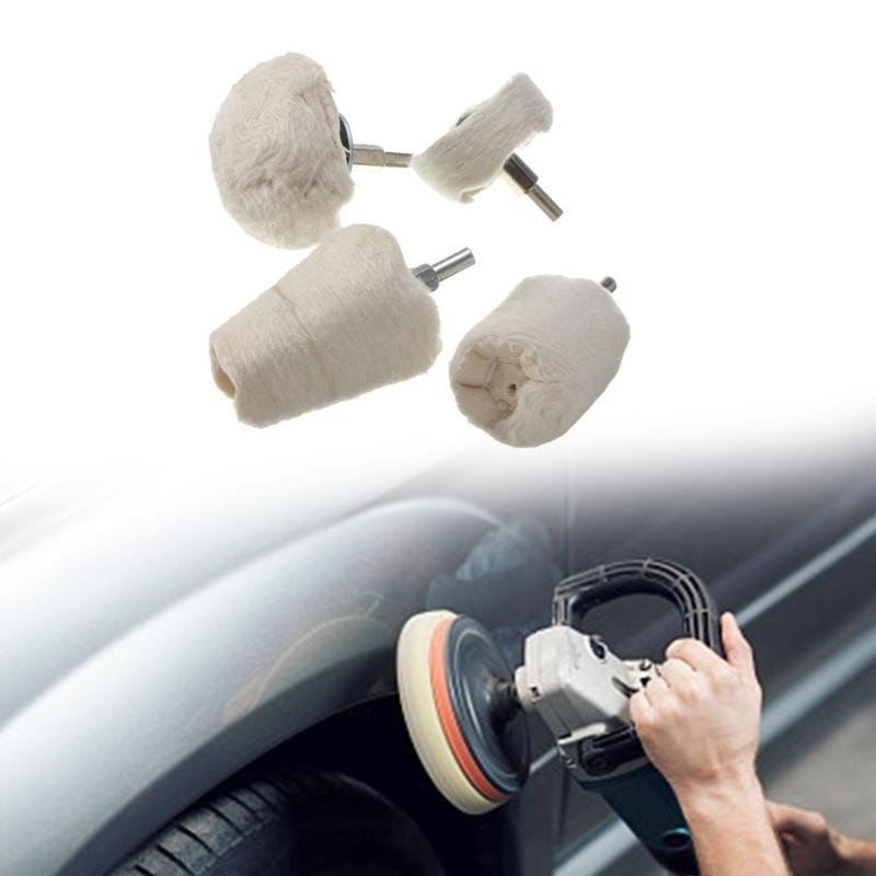 4Pieces Buffing Pad Polishing Wheel Set Multi Surfaces Polishing Wheel Set for Home and Professional Projects