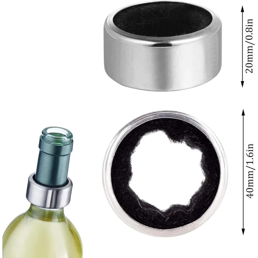 4 Pcs Dripping Water Anti-pour Ring Rings for Bottles Flannel Accessory Stop New