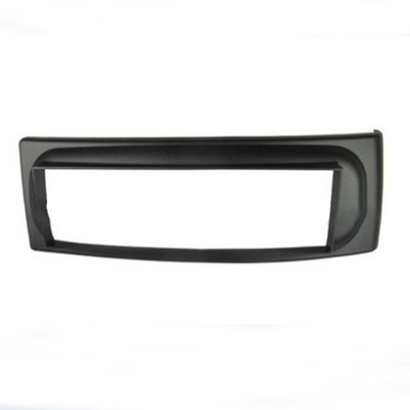 Color Black 1 Din Radio Fascia High Quality ABS Plastic Sleek Design Stylish Car Interior Enhanced Functionality