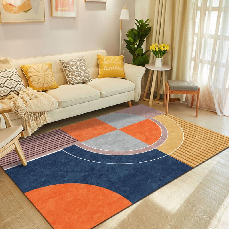 Nordic Style Carpet For Living Room Modern Minimalist Large Area Rugs Kids Room Decoration Anti -Slip Sofa Coffee Table Carpets
