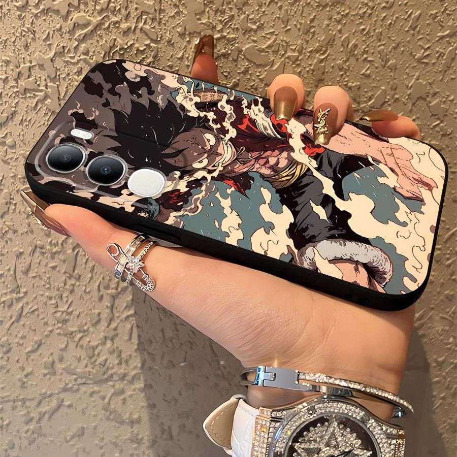Cool Luffy Anime Case for Vivo V25 V30 Y51S Y78 Y71 Y91 Y52S Y93 V29 V27 Y53S Y75 Y81 V21E V23 Y50 Y95 Phone Cover