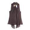 European Spring Polka Dot Halter Neck Top for Women