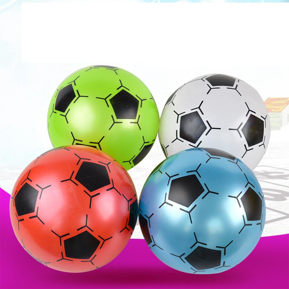 9 Inch Children Inflatable PVC Soccer Ball Toy Football Shape Bouncing Ball Gift for Kids Random Color