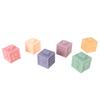 12PCS Children Silicone Building Blocks Soft DIY Educational Chewable Animals Shapes Cube Blocks Toys